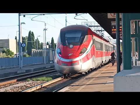 Partenza Frecciarossa 1000 9758 da Latisana-Lignano-Bibione