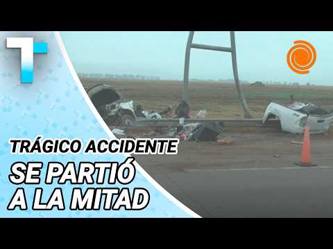 ACCIDENTE FATAL en Morrison: tres muertos tras un choque en la autopista Córdoba-Rosario