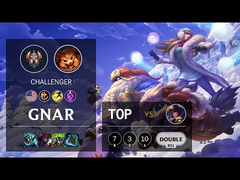 Gnar Top vs Garen - NA Challenger Patch 10.4