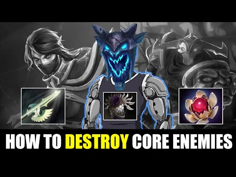The Way to Destroy Both Cores - Visage Mid With Situational Item Build | Dota 2