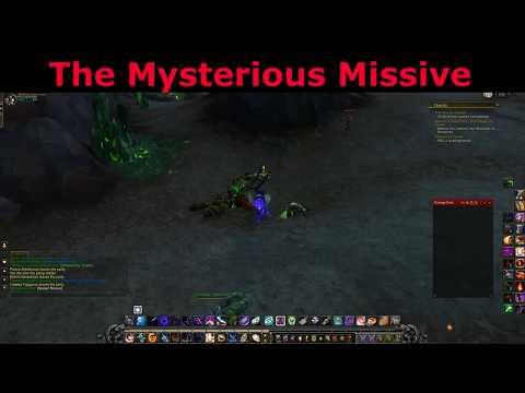 The Mysterious Missive Argus Quest World of Warcraft