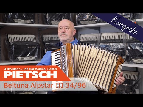 Akkordeon - Beltuna Alpstar III 34/96 - Klangprobe