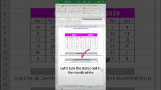 Calendar. Create a quick dynamic calendar in Excel using the sequence function. As you change the month with the drop down, the calendar changes. - Excel Xpert tutorial video