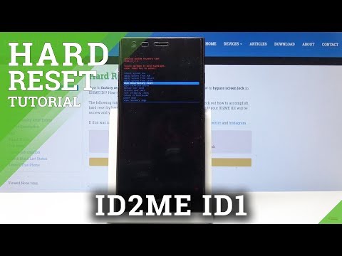 Hard Reset ID2ME ID1 - Bypass Screen Protection / Delete Data