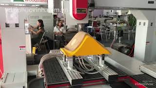 Máy CNC 5 axis 4 dao, máy CNC 5 trục WOOODMASTER