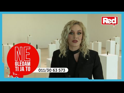 Anđela Ašanin na izložbi Erwin Wurm-a u MSUB - Ne Gledam Ti Ja To - 20.04.2022 - Red TV