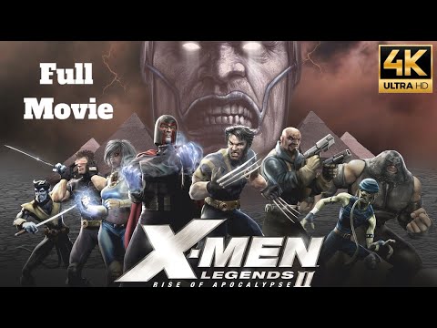 X-Men Legends 2 Rise of Apocalypse (2005) 4K Full Movie All Cutscenes