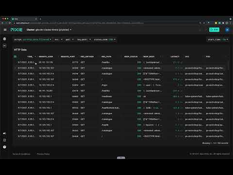 Request Tracing with Pixie