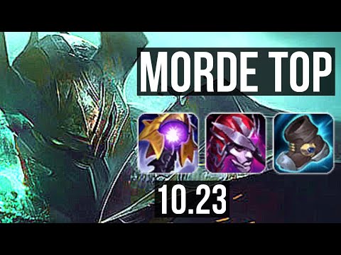 MORDEKAISER vs ORNN (TOP) | 8 solo kills, Rank 9 Mordekaiser | BR Challenger | v10.23
