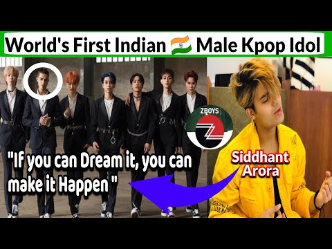 Siddhant Arora Worlds First Indian Male Kpop Idol I Biography I #Jayutube#Zpop #Indianmalekpopidol
