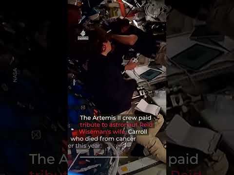 Artemis II astronauts break record for farthest human travel from Earth | AJ #shorts