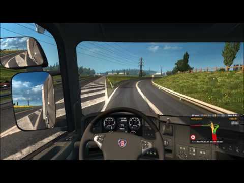 Euro Truck Simulator 2 Timelapse #3 - Salzburg (A) to Szeged (H) | Into the Sunrise