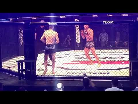 FLYING UWE KNOCK OUT FIRST FIGHT WIN