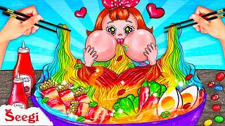 Download lagu 🌈 Giant Rainbow Noodles Mukbang 🌶️ | Korean Spicy Ramen ASMR | Stop Motion Paper mp3 Download lagu 🌈 Giant Rainbow Noodles Mukbang 🌶️ | Korean Spicy Ramen ASMR | Stop Motion Paper mp3