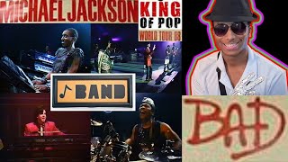 Michael Jackson-  Bad Groove (The Band Jam Interlude) (Drum Cover) | BAD World Tour | 1988 | Wembley