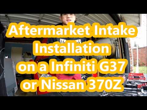 G37 and 370Z AFTERKMARKET K&N TYPHOON INTAKE INSTALLATION