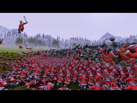 7000 Giant Ogres VS 12000 Santas - Ultimate Epic Battle Simulator 2  UEBS