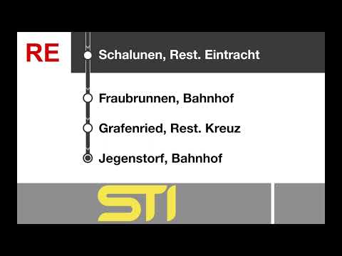 RBS/STI Ansagen • BE/RE • Lohn-Lüterkofen – Jegenstorf