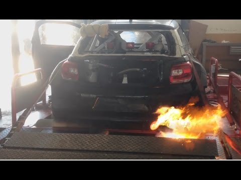 Citroen DS3 Rallycross Supercar Dyno Test 600 Hp !!