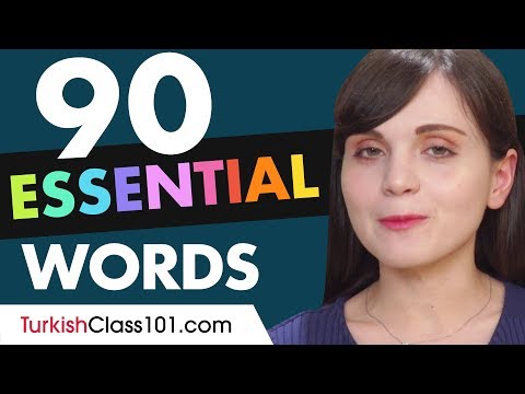 90 Turkish Words You'll Hear in Conversations!
