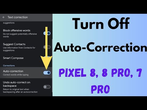 How to Turn Off Auto Correction in Pixel 8, Pixel 8 Pro, Pixel 7 Pro | Turn Off Auto Capitalization