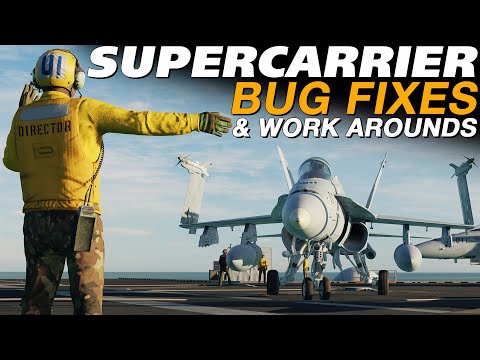 DCS Supercarrier NEW Deck Crew Bug Fixes & Workarounds!