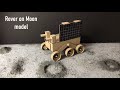 Chandrayaan 3 rover on moon model | Moon surface model making | ISRO | How to make rover on moon