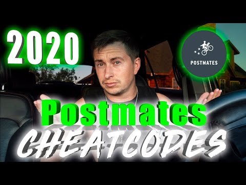 2020 POSTMATES CHEATCODES - How to make more money on Postmates, tips, tricks, get more deliveries