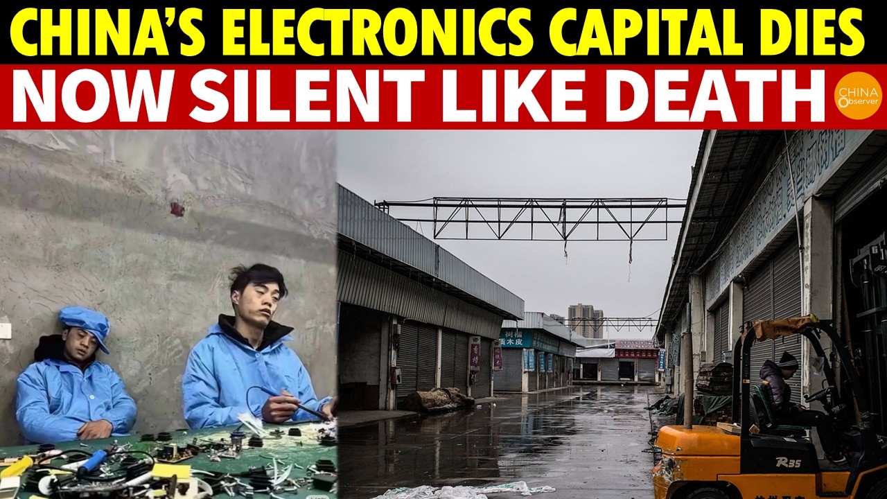 China’s Tech Manufacturing Collapses! Dongguan Turns Into Detroit 2 Decades Ago, Nearly a Ghost City
