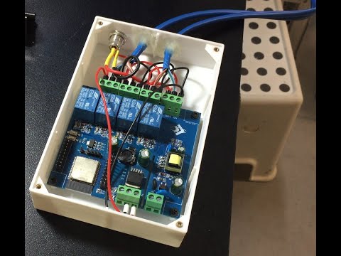 Automatic windows and blinds using ESP32 4 channel relay