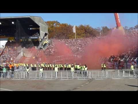 Derbytime 2016/2017 Cannstatter Intro in Karlsruhe  KSC - VfB 1893