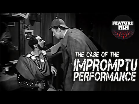 Sherlock Holmes Movies | The Case of the Impromptu Performance (1955) | Sherlock Holmes TV Series