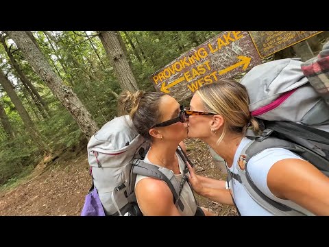 We went camping in the backcountry