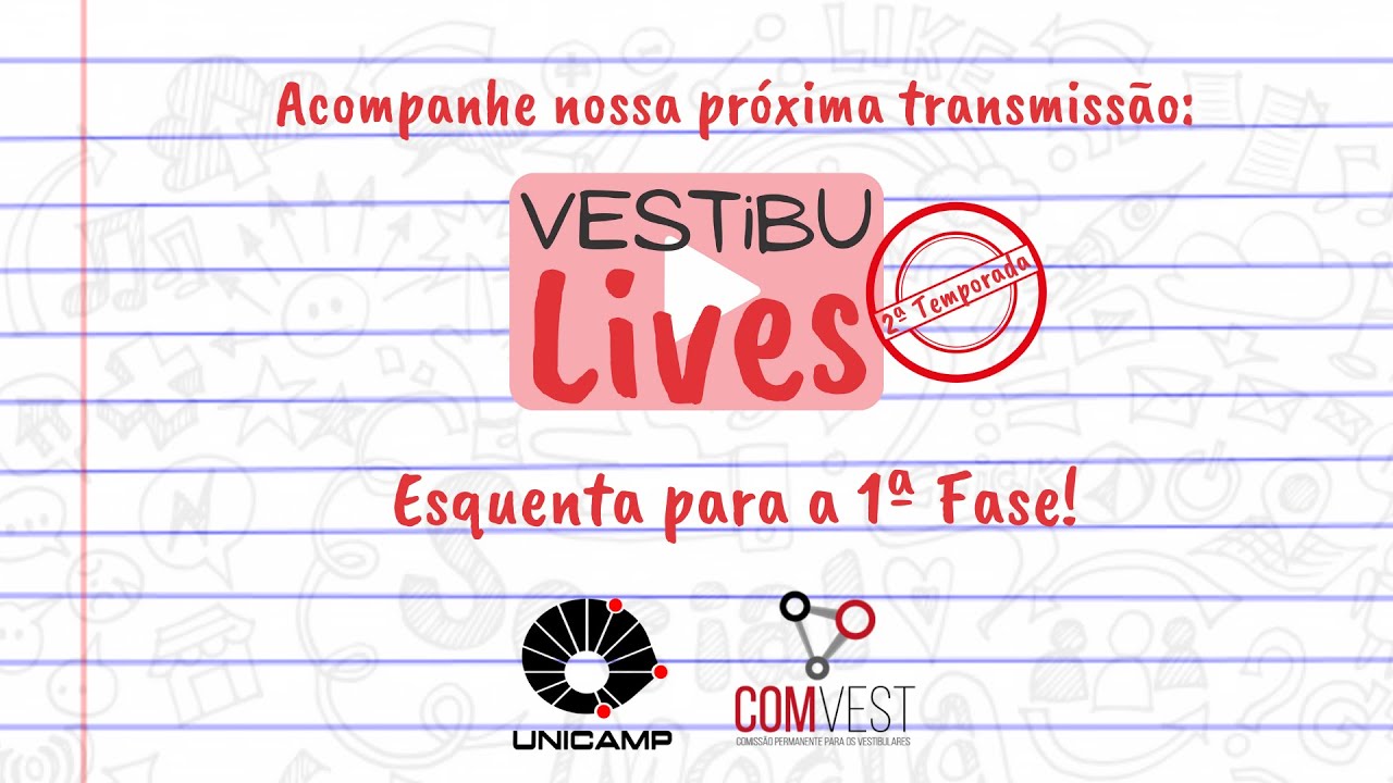 VestibuLives: Esquenta para a 1ª Fase! \o/