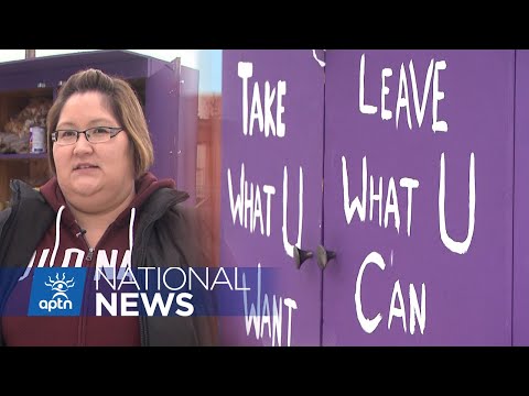 NWT woman opens free food pantry in middle of downtown Yellowknife | APTN News