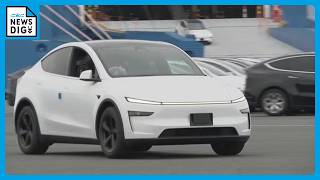 アメリカの電気自動車｢テスラ｣輸入開始 あわせて1000台陸揚げ ｢西日本を中心に広げていきたい…｣ 輸入台数33年連続日本一の愛知･三河港