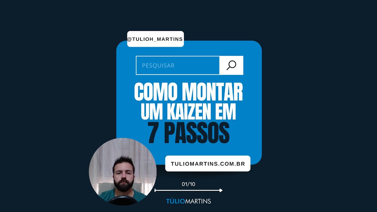 Como montar um KAIZEN em 7 passos (steps)