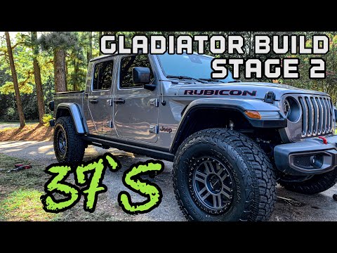 My Jeep Gladiator Gets 37's and New Wheels!