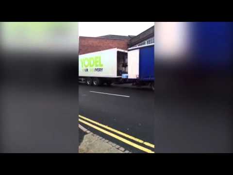 No harm done after video of workers throwing Christmas presents into lorry