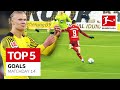 Top 5 Goals Matchday 14 • Haaland, Lewandowski & More | Matchday 14 - 2021/22