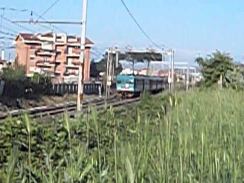[Roma - Cassino] ALn 663 + ALn 663 + ALn 663 In Transito Al Km 14+120 A Ciampino