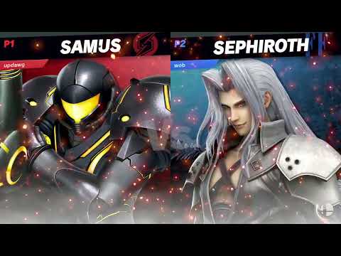 updawg (Samus) vs B3 | wobuff (Sephiroth) - Winners Round 1 - Local of Lafayette #109 Singles