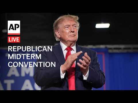 Republican midterm convention LIVE: Trump speaks on Day 1