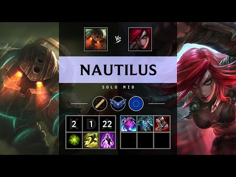 Nautilus Mid vs Katarina - EUW Diamond Patch 25.12