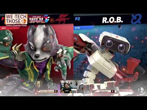 Virginia Tech's September Monthly idlehands (Wolf) vs Retrobot (ROB, Mii Brawler) Losers Quarters