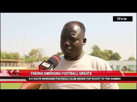 Belgian side S.V Zulte Waregem dispatches a top coach on a scouting mission in the Gambia.