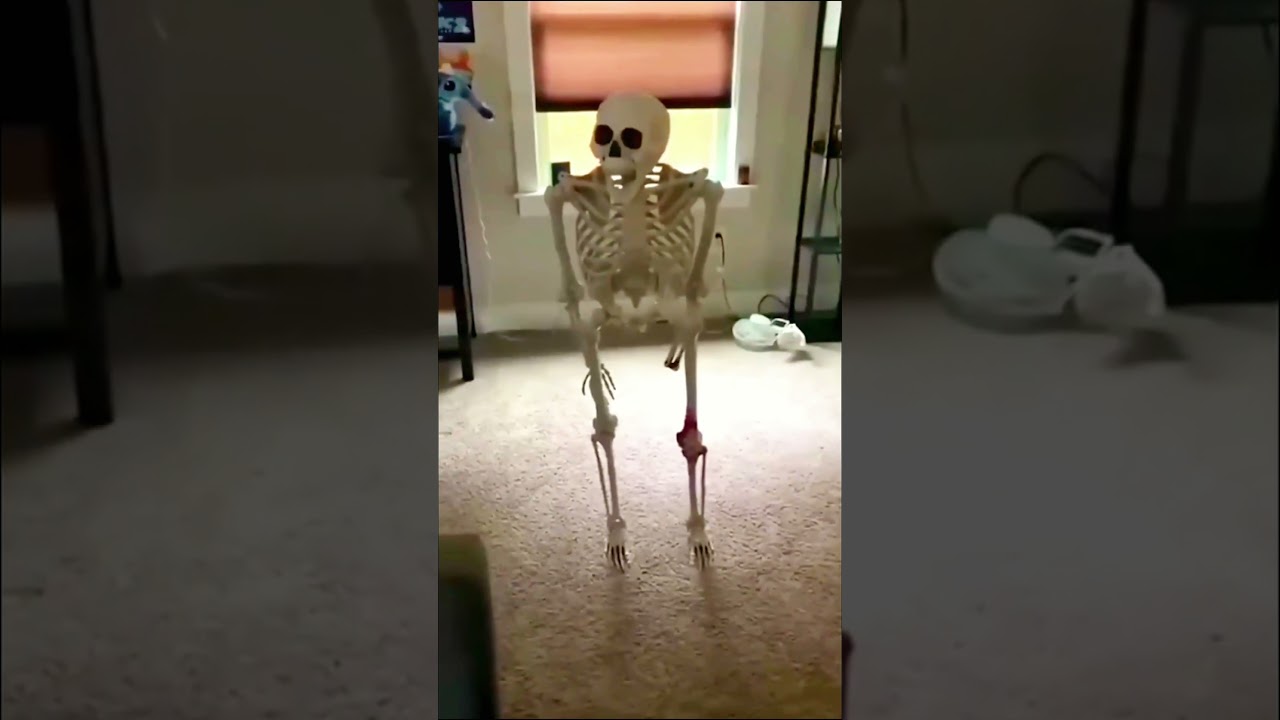 Skeleton Falling Meme HIGH QUALITY REMASTERED