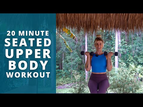 SEATED UPPER BODY WORKOUT | Strength + Cardio (Wheelchair & disability friendly).. Ashley Freeman