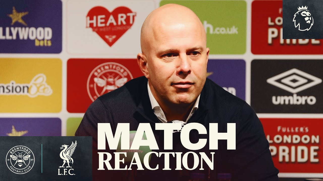 Arne Slot Reacts To Late Nunez Winner | Brentford vs Liverpool | Premier League
