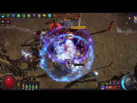 【POE 3.6】Trickster EBMOM - The mix chaos build - Bane、Soulrend、Blight、Essence Drain - T16 Chimera